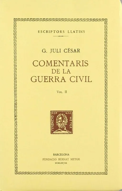 Comentaris de la Guerra Civil (vol. II)