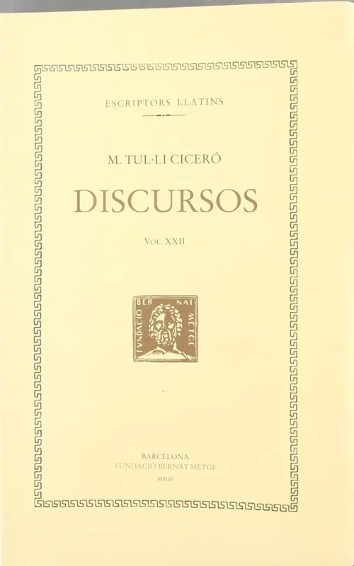 Discursos (vol. XXII i últim)