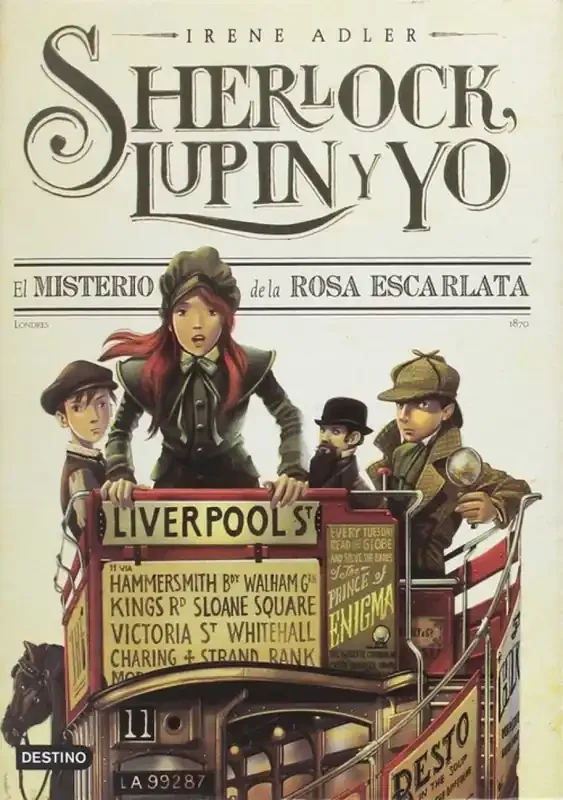 El misterio de la rosa escarlata. Sherlock, Lupin y yo + sigue la pista