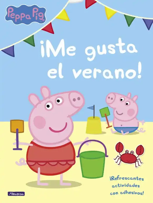 ¡Me gusta el verano! (Peppa Pig. Actividades). Refrescantes actividades con adhesivos