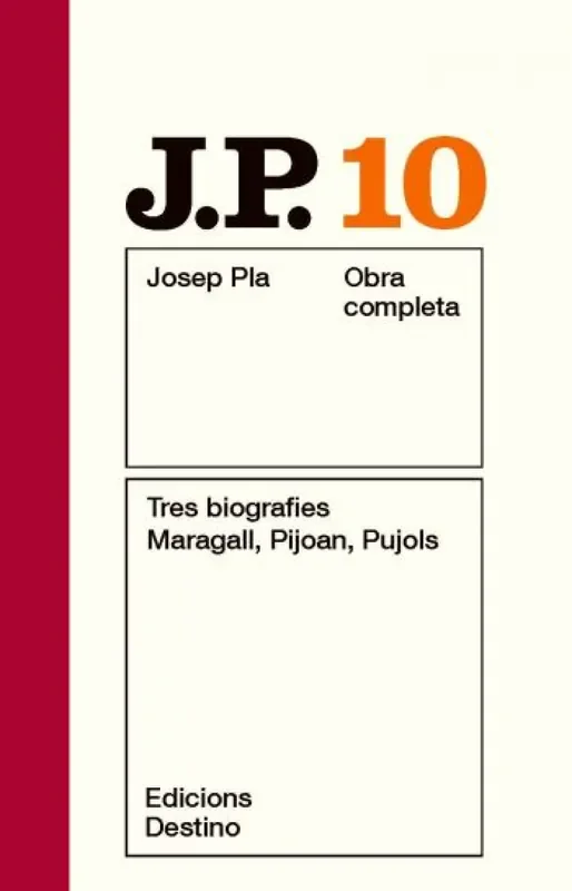 Obra Completa 10. Josep Pla