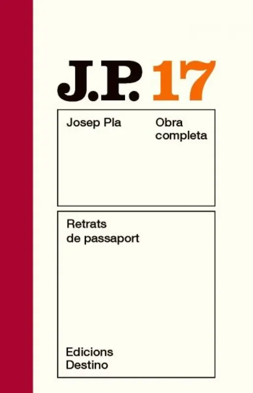 Obra Completa 17. Josep Pla