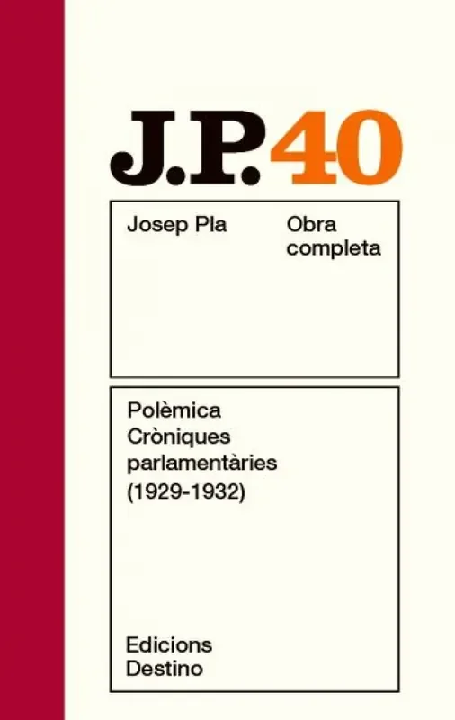 Obra Completa 40. Josep Pla