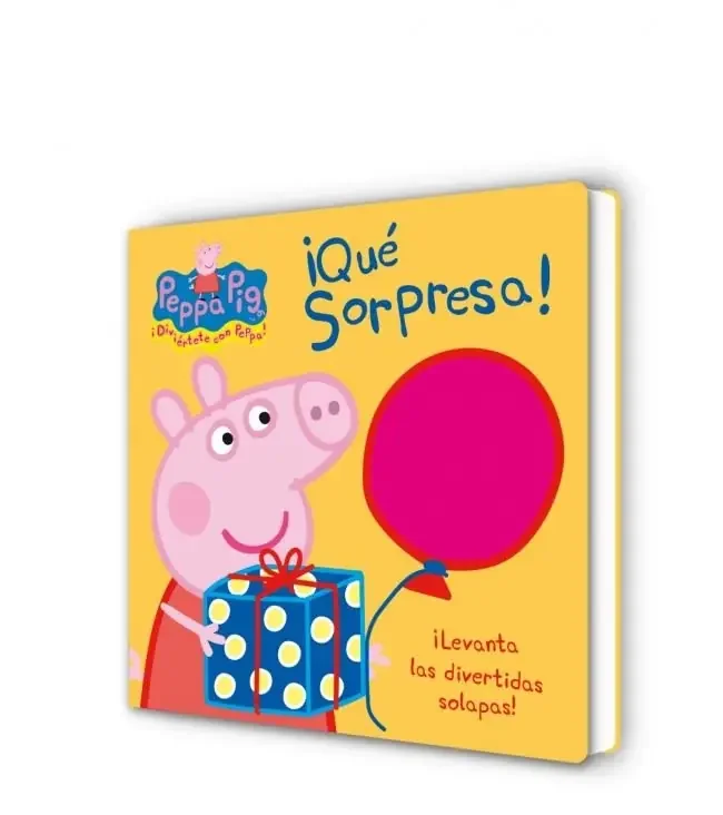 ¡Qué sorpresa! (Peppa Pig. Libro regalo). Libro con solapas