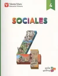 Sociales 4+ castilla y leon separata (aula activa)