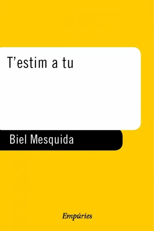 T‘estim a tu