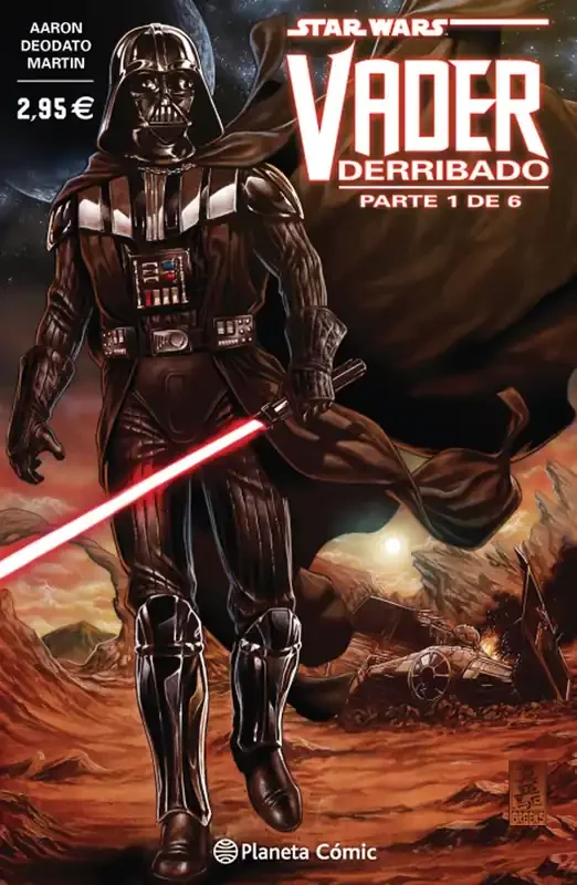 Vader derribado. Star Wars 1
