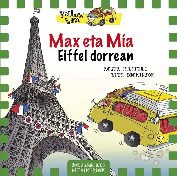 Yellow Van 13. Max eta Mia Eiffel dorrean